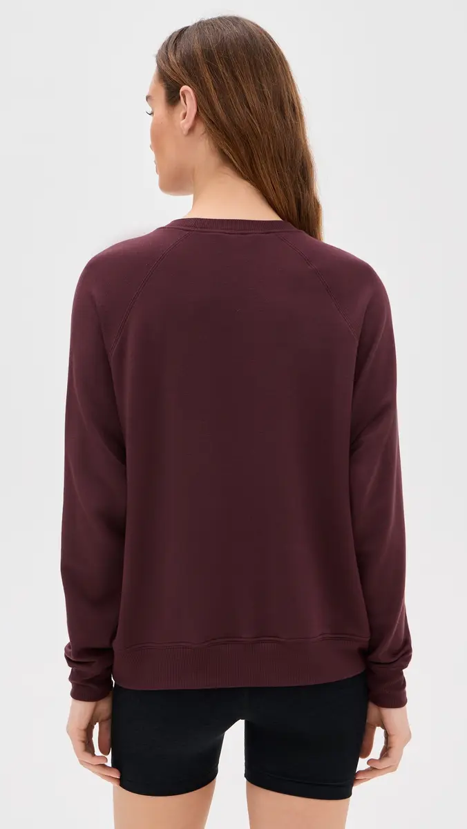 Splits59 Andie Sweatshirt Dark Cherry | Thumbnail 4 Splits59 Andie Sweatshirt Dark Cherry | Thumbnail 4