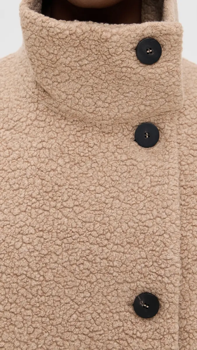 Harris Wharf London Women Cropped Funnel Jacket | Thumbnail 6