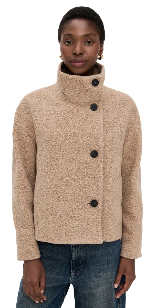 Women Cropped Funnel Jacket Women Cropped Funnel Jacket