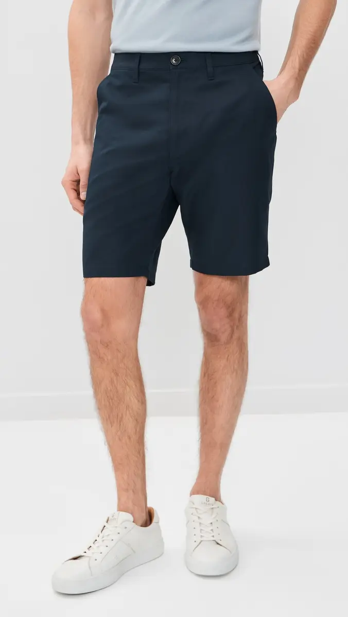 PS Paul Smith Twill Shorts 9 Very Dark Navy | Thumbnail 2 PS Paul Smith Twill Shorts 9 Very Dark Navy | Thumbnail 2
