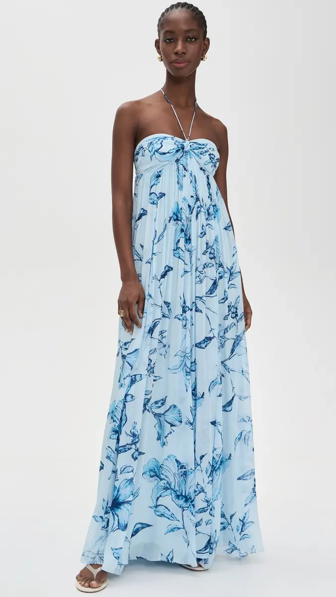 ROCOCO SAND Strapless Flared Dress | Thumbnail 2