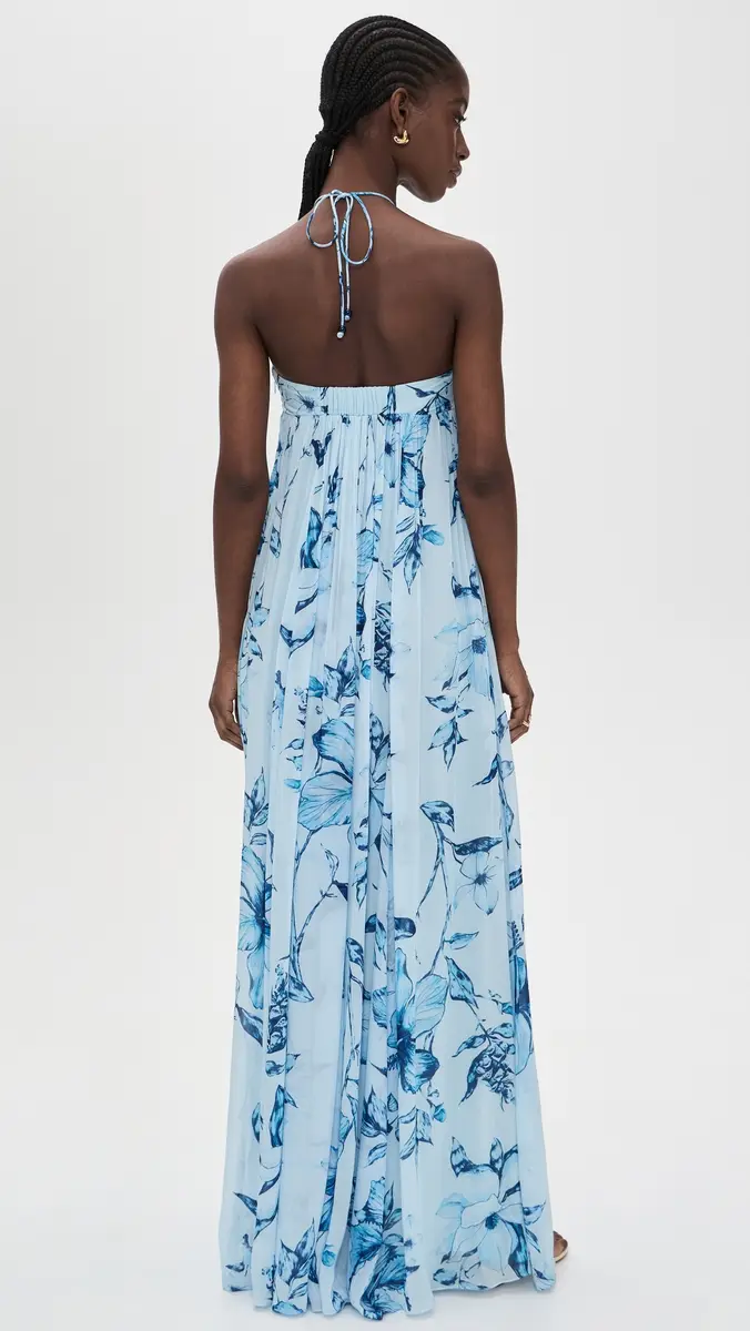 ROCOCO SAND Strapless Flared Dress | Thumbnail 3