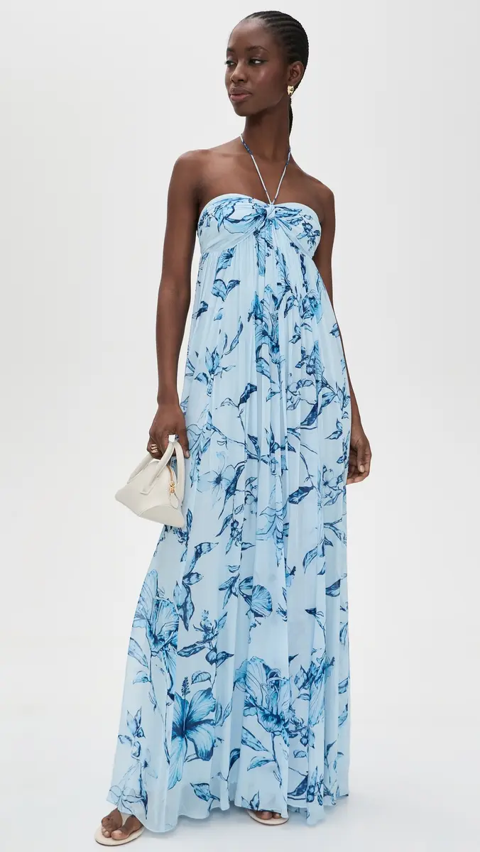ROCOCO SAND Strapless Flared Dress | Thumbnail 5