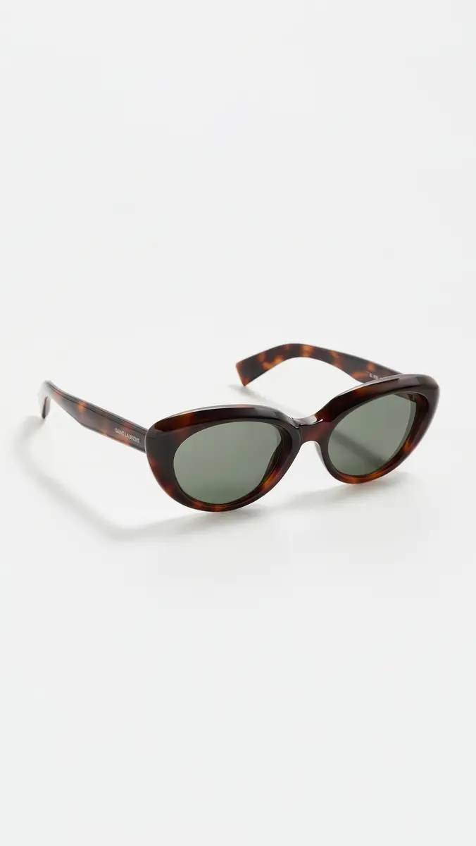 Saint Laurent SL 859 Sunglasses Havana-Havana-Grey One Size | Thumbnail 4 Saint Laurent SL 859 Sunglasses Havana-Havana-Grey One Size | Thumbnail 4