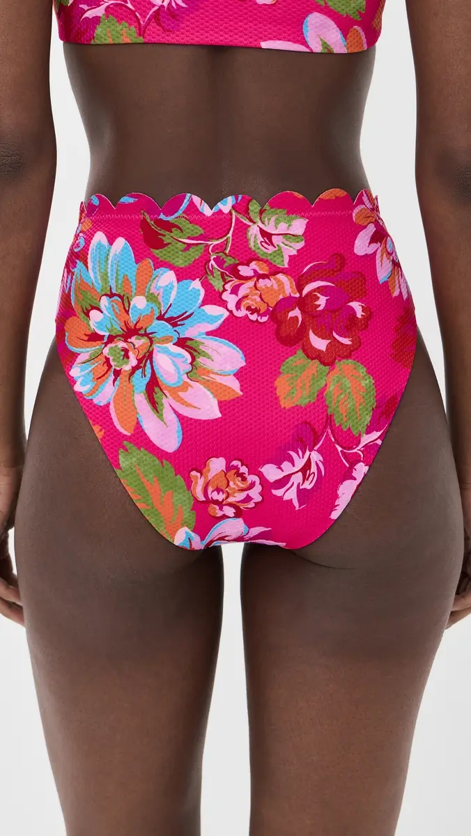 BEACH RIOT Nessa Bikini Bottoms ugar Bloom | Thumbnail 3