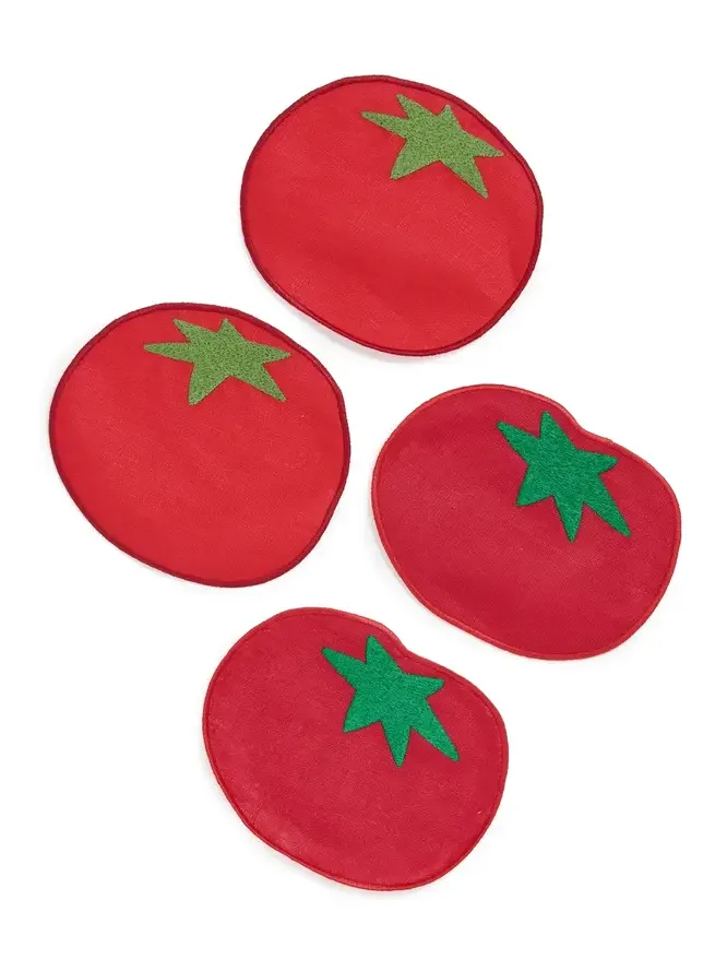 Piecework Puzzles Tomato Napkins