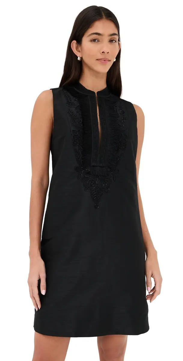 Matilda Sleeveless Dress Onyx Black