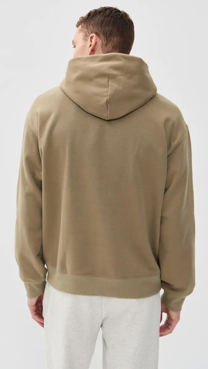 Beyond Yoga Classic Fleece Men's Hoodie Mushroom | Thumbnail 3 Beyond Yoga Classic Fleece Men's Hoodie Mushroom | Thumbnail 3