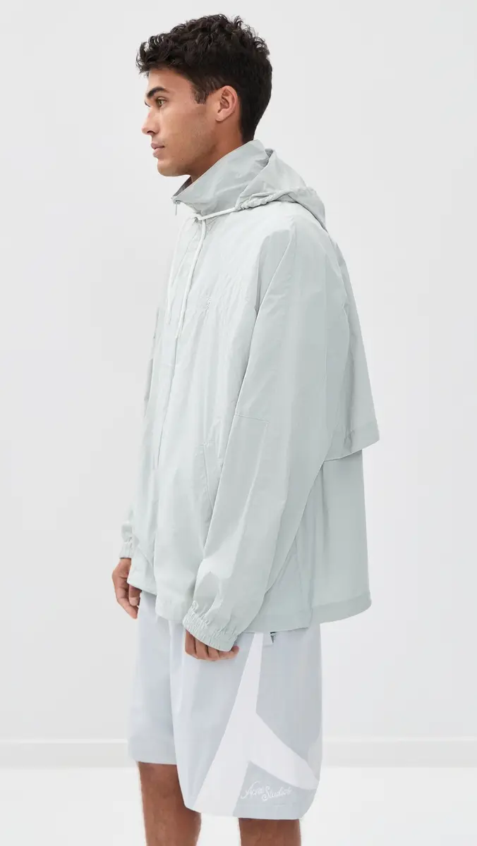 MM6 Maison Margiela Windbreaker Jacket age Grey | Thumbnail 4 MM6 Maison Margiela Windbreaker Jacket age Grey | Thumbnail 4