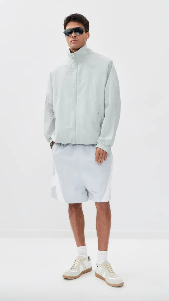 MM6 Maison Margiela Windbreaker Jacket age Grey | Thumbnail 5 MM6 Maison Margiela Windbreaker Jacket age Grey | Thumbnail 5