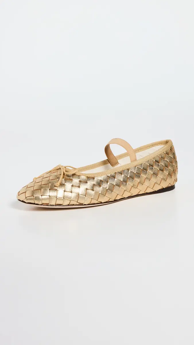 Loeffler Randall Leonie Soft Ballet Flats Gold | Thumbnail 2 Loeffler Randall Leonie Soft Ballet Flats Gold | Thumbnail 2