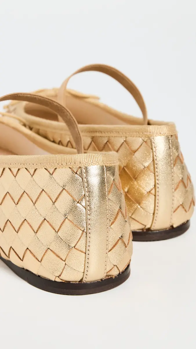 Loeffler Randall Leonie Soft Ballet Flats Gold | Thumbnail 4 Loeffler Randall Leonie Soft Ballet Flats Gold | Thumbnail 4