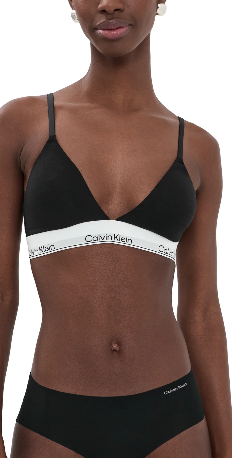 Icon Cotton Lightly Lined Triangle Bralette