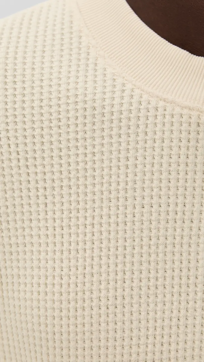 Madewell Waffle-Knit Sweatshirt | Thumbnail 6 Madewell Waffle-Knit Sweatshirt | Thumbnail 6