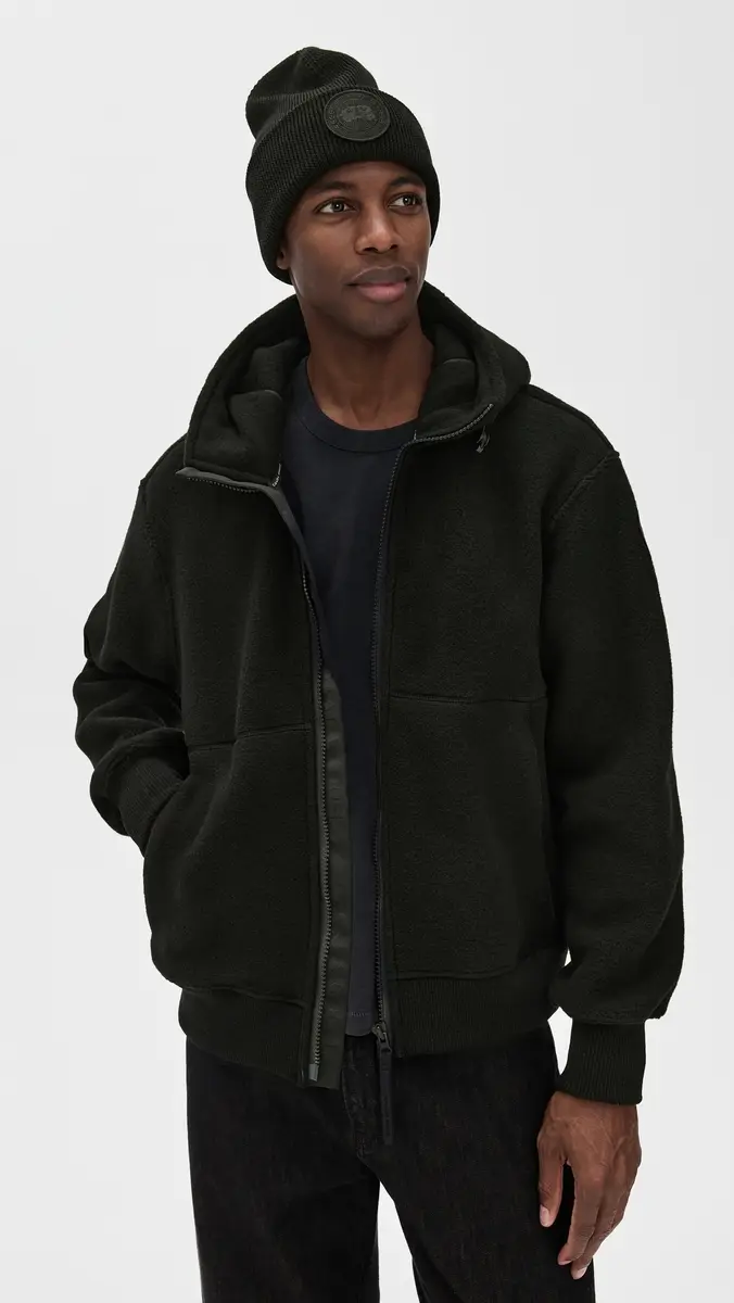 Canada Goose Chilliwack Black Disc Fleece Bomber | Thumbnail 2