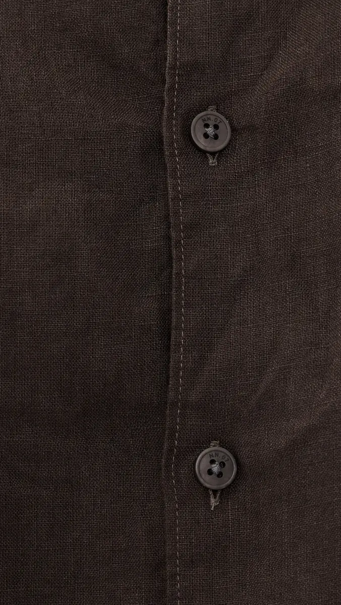 NN07 Enzo Linen Shirt Deep Truffle | Thumbnail 6 NN07 Enzo Linen Shirt Deep Truffle | Thumbnail 6