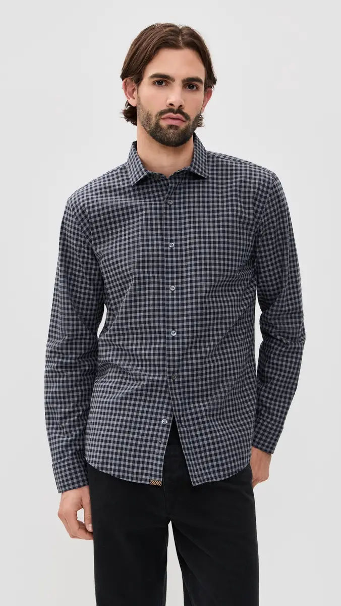 Billy Reid Plaid Check Hutcheson Sport Shirt | Thumbnail 2 Billy Reid Plaid Check Hutcheson Sport Shirt | Thumbnail 2