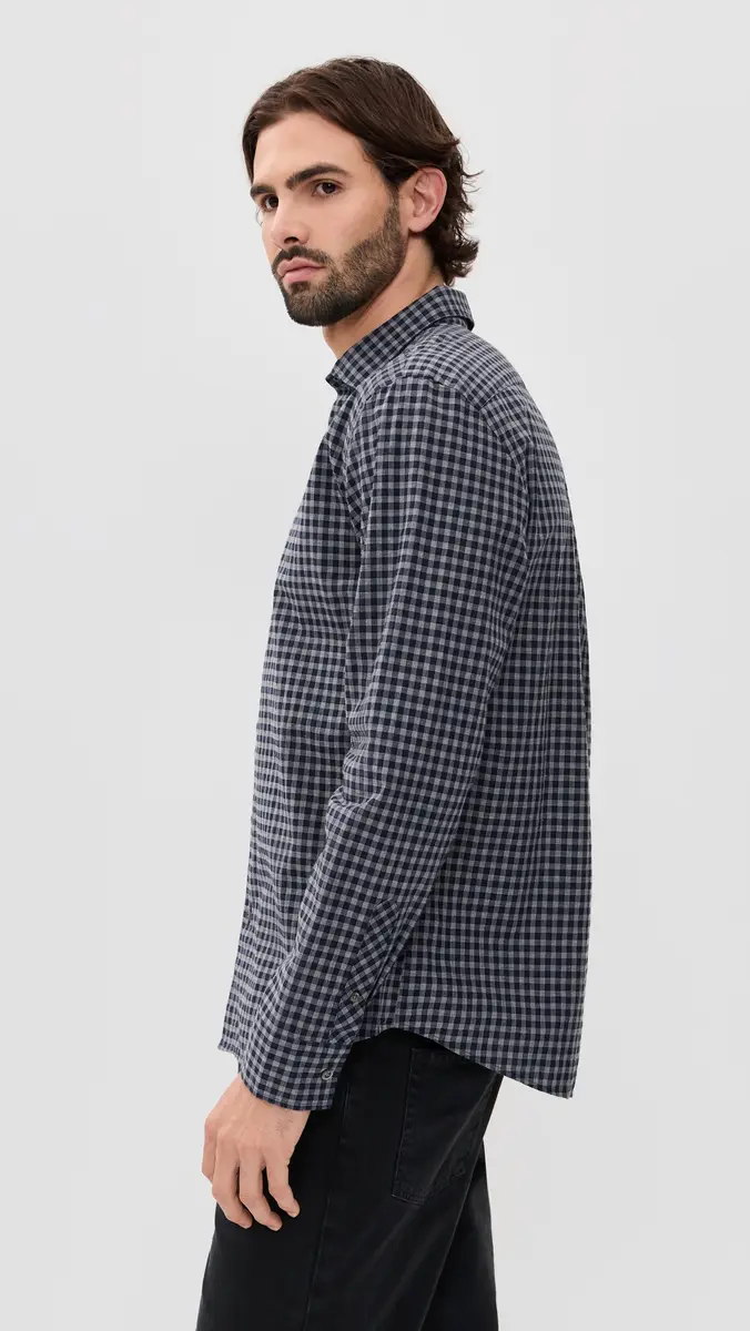 Billy Reid Plaid Check Hutcheson Sport Shirt | Thumbnail 4 Billy Reid Plaid Check Hutcheson Sport Shirt | Thumbnail 4