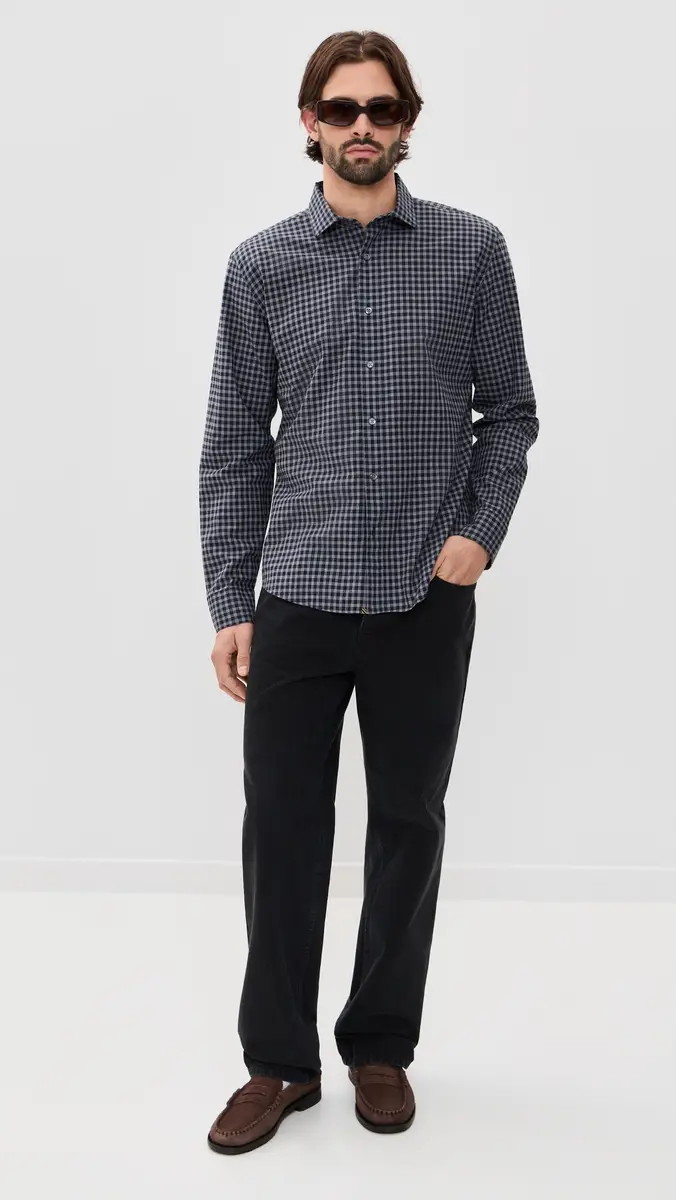 Billy Reid Plaid Check Hutcheson Sport Shirt | Thumbnail 5 Billy Reid Plaid Check Hutcheson Sport Shirt | Thumbnail 5