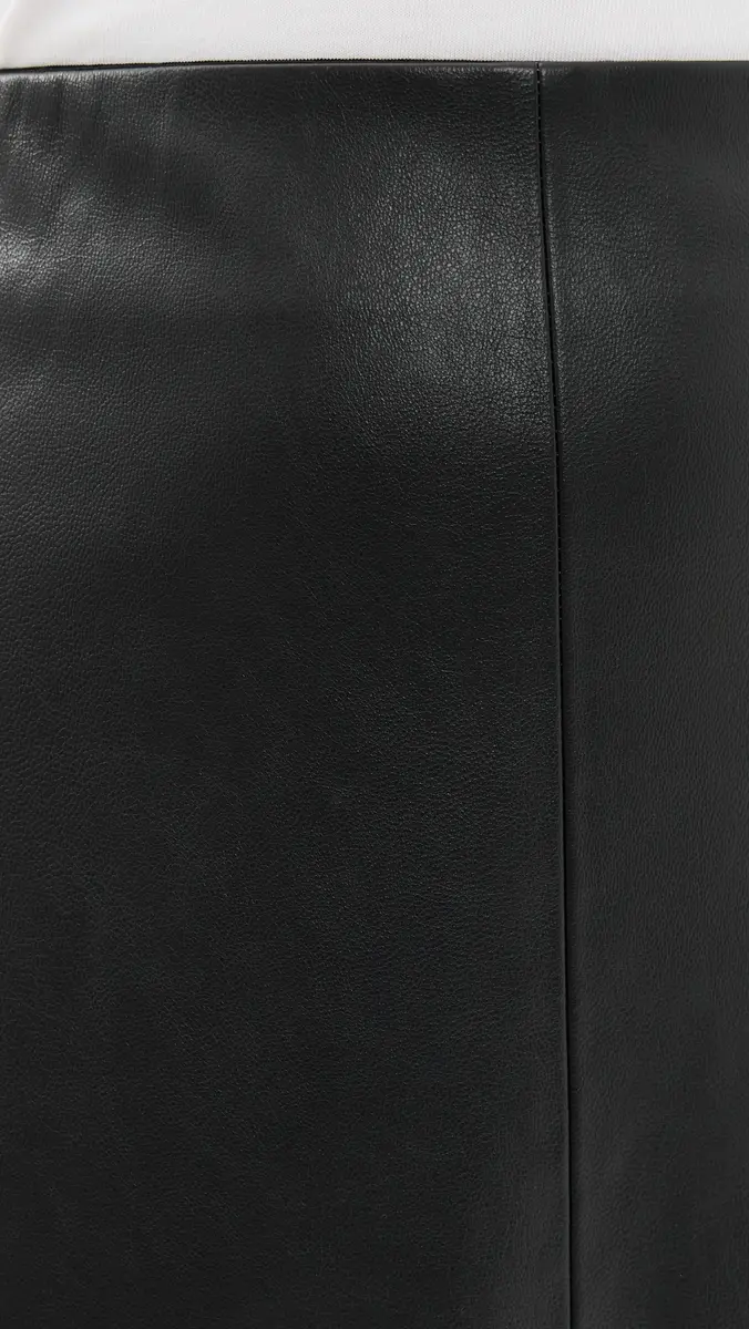 LE BOP Betty Faux Leather Maxi Skirt Black | Thumbnail 6