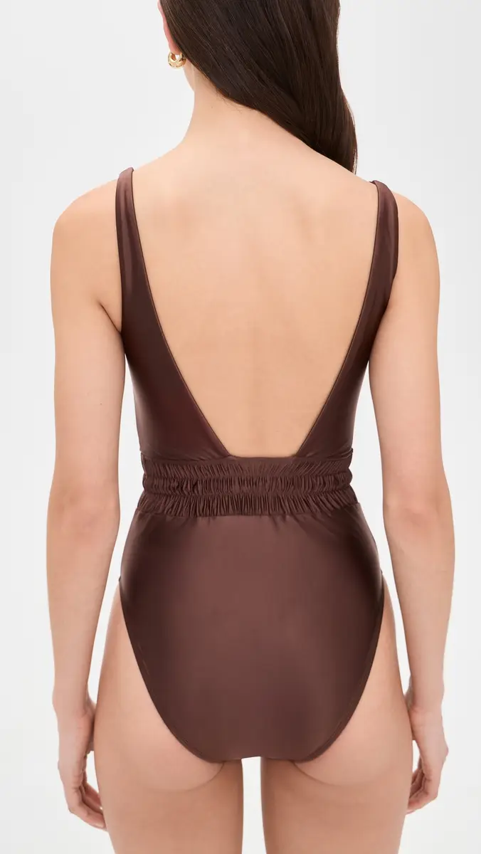 Good American Waist Framer One Piece Cocoa Terra | Thumbnail 3
