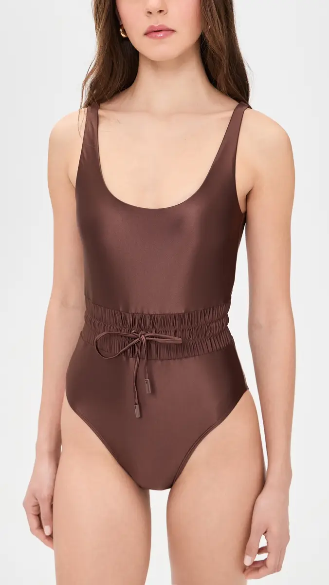 Good American Waist Framer One Piece Cocoa Terra | Thumbnail 5