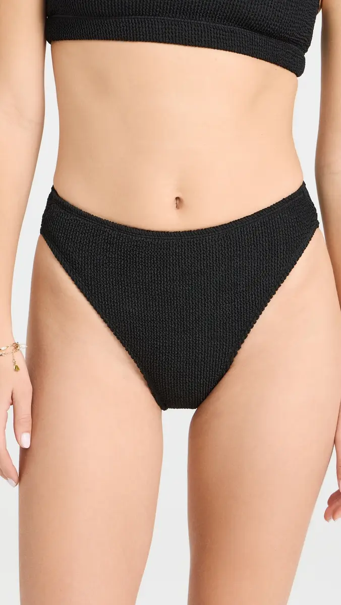 Good American Always Fit Good Waist Bikini Bottoms Black001 | Thumbnail 2