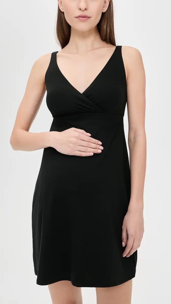 HATCH Feed Nursing Nightie Black | Thumbnail 2 HATCH Feed Nursing Nightie Black | Thumbnail 2