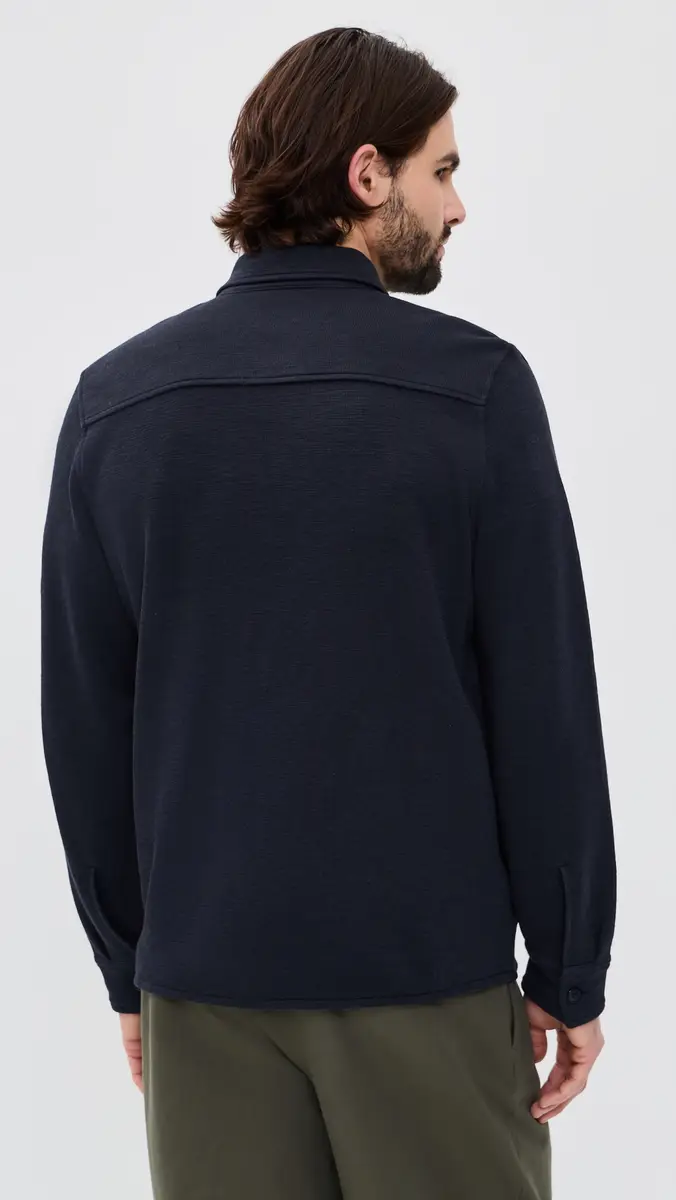 Vince Double Slub Shirt Shacket | Thumbnail 3 Vince Double Slub Shirt Shacket | Thumbnail 3