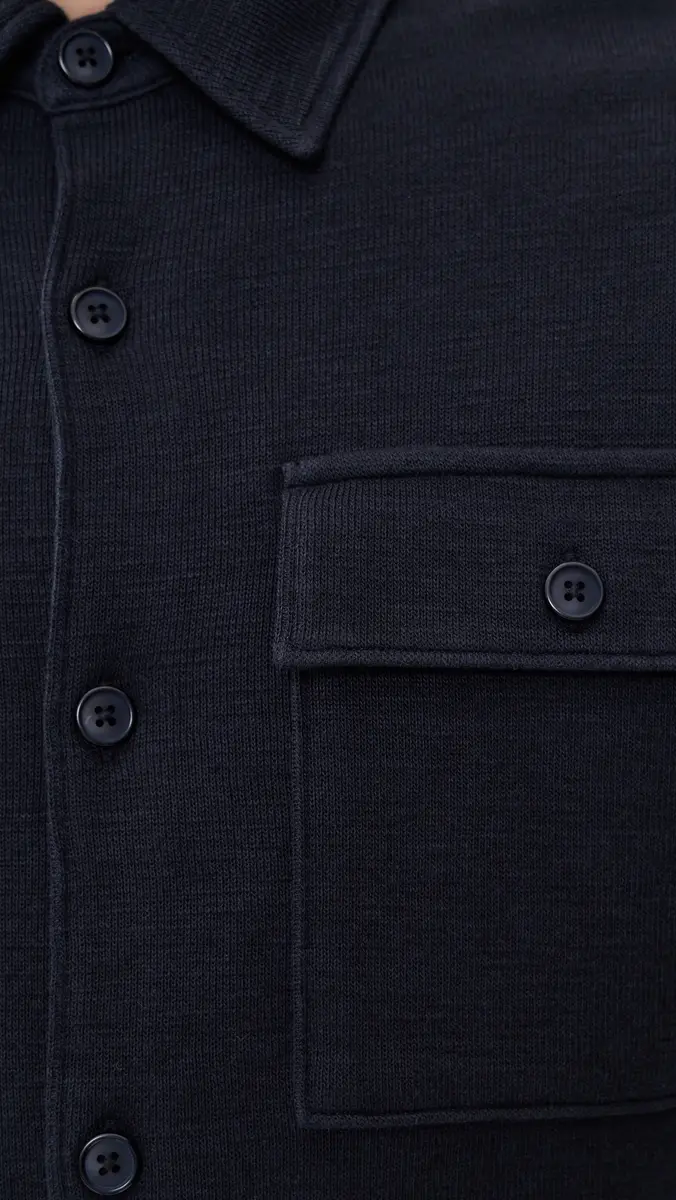 Vince Double Slub Shirt Shacket | Thumbnail 6 Vince Double Slub Shirt Shacket | Thumbnail 6