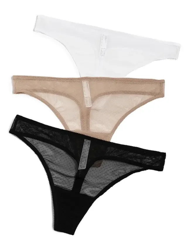 Jolie Lacy Thong Panties 3 Pack Jolie Lacy Thong Panties 3 Pack