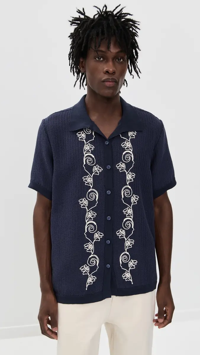 Agua Bendita Jared Embroidered Shirt Multicolor | Thumbnail 2 Agua Bendita Jared Embroidered Shirt Multicolor | Thumbnail 2