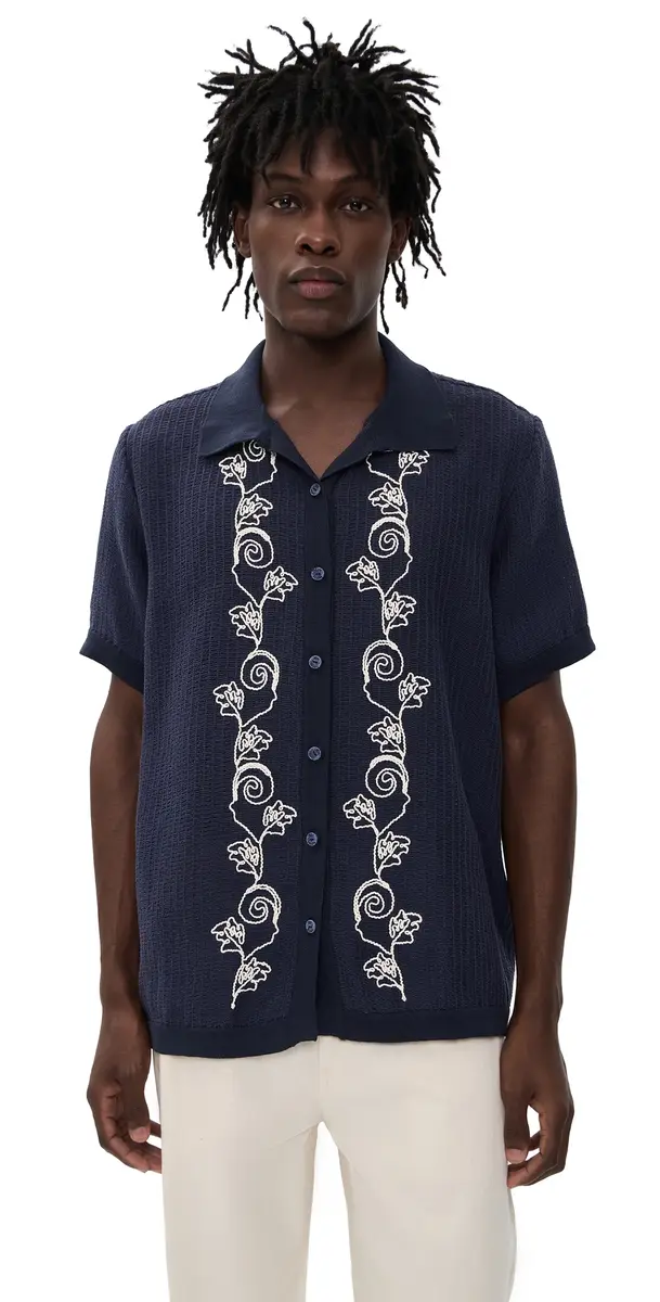Agua Bendita Jared Embroidered hirt Multicolor | Image 1 Agua Bendita Jared Embroidered hirt Multicolor | Image 1
