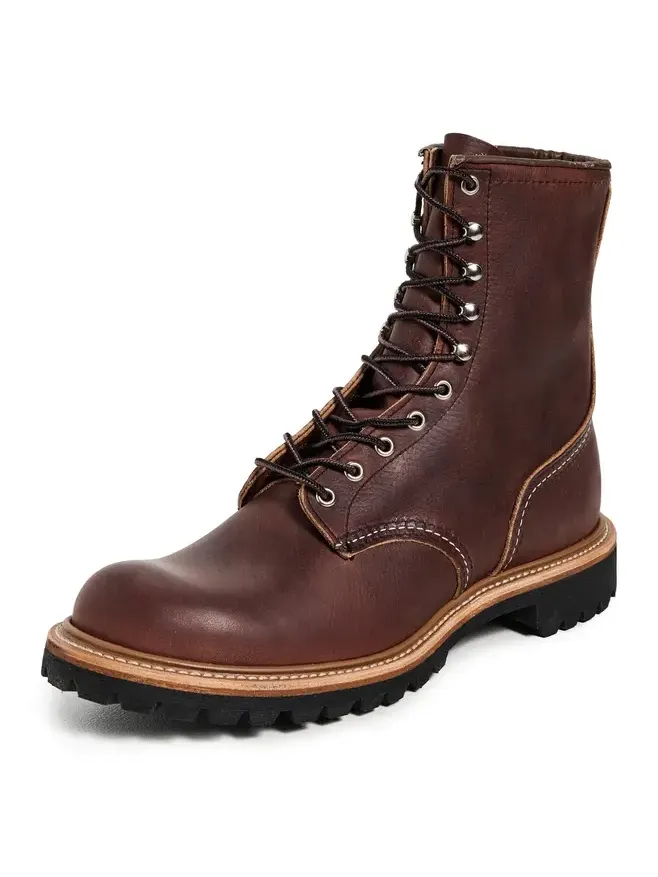 Red Wing Logger Oil Slick Leather Boots