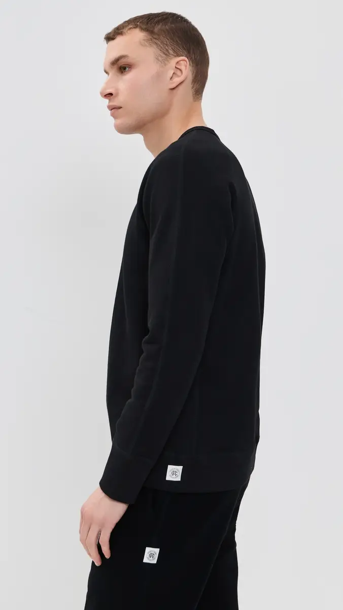 REIGNING CHAMP Mid-weight Terry Slim Crew Neck | Thumbnail 4