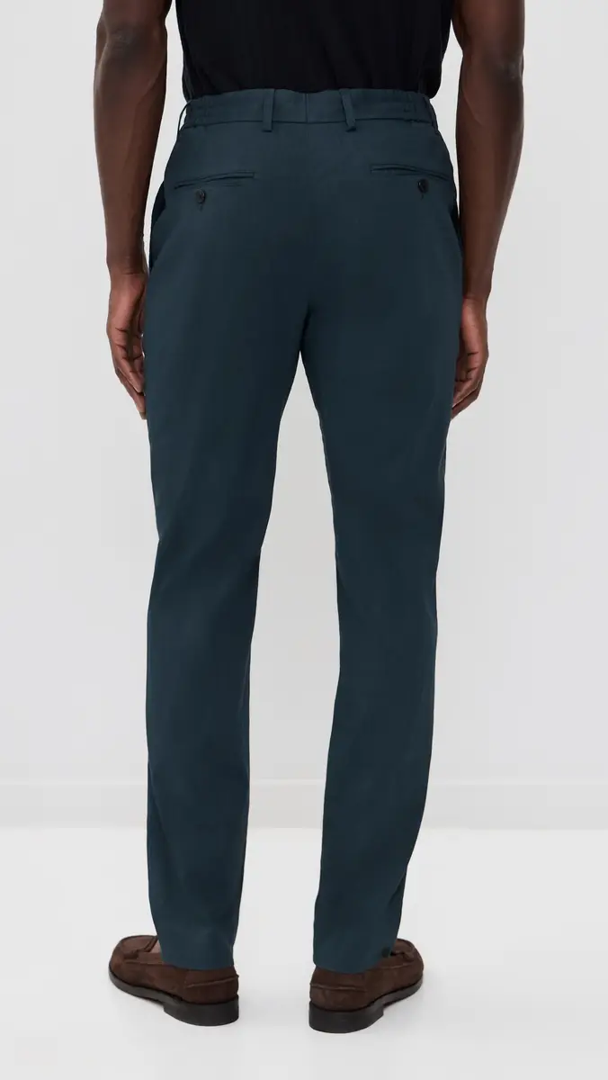 Theory Standard Pants in Good Linen Dark Blue Wing | Thumbnail 3 Theory Standard Pants in Good Linen Dark Blue Wing | Thumbnail 3