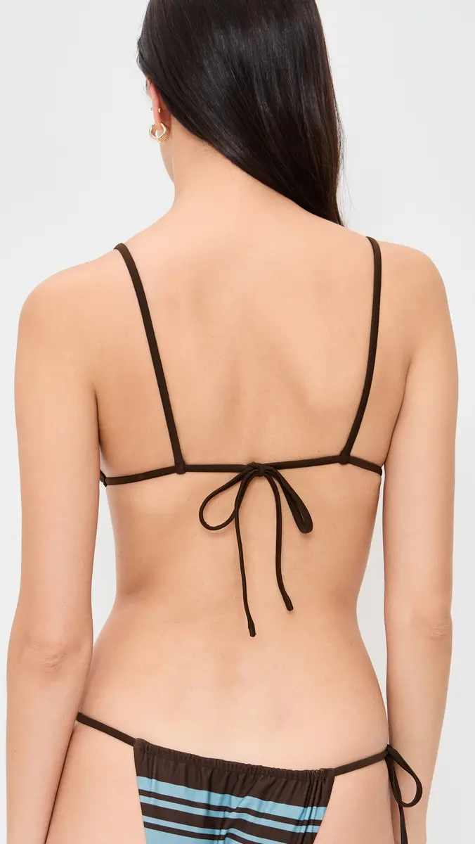 SIR. Rioja String Triangle Bikini Top Pacha Mineral Stripe | Thumbnail 3 SIR. Rioja String Triangle Bikini Top Pacha Mineral Stripe | Thumbnail 3