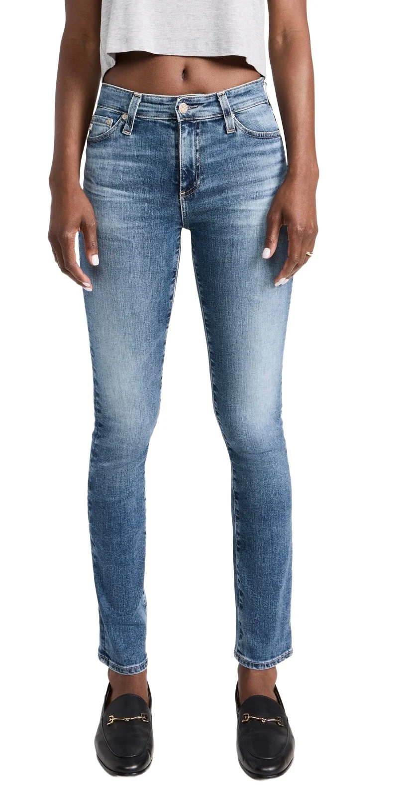 Mari Slim Straight Jeans Mari Slim Straight Jeans