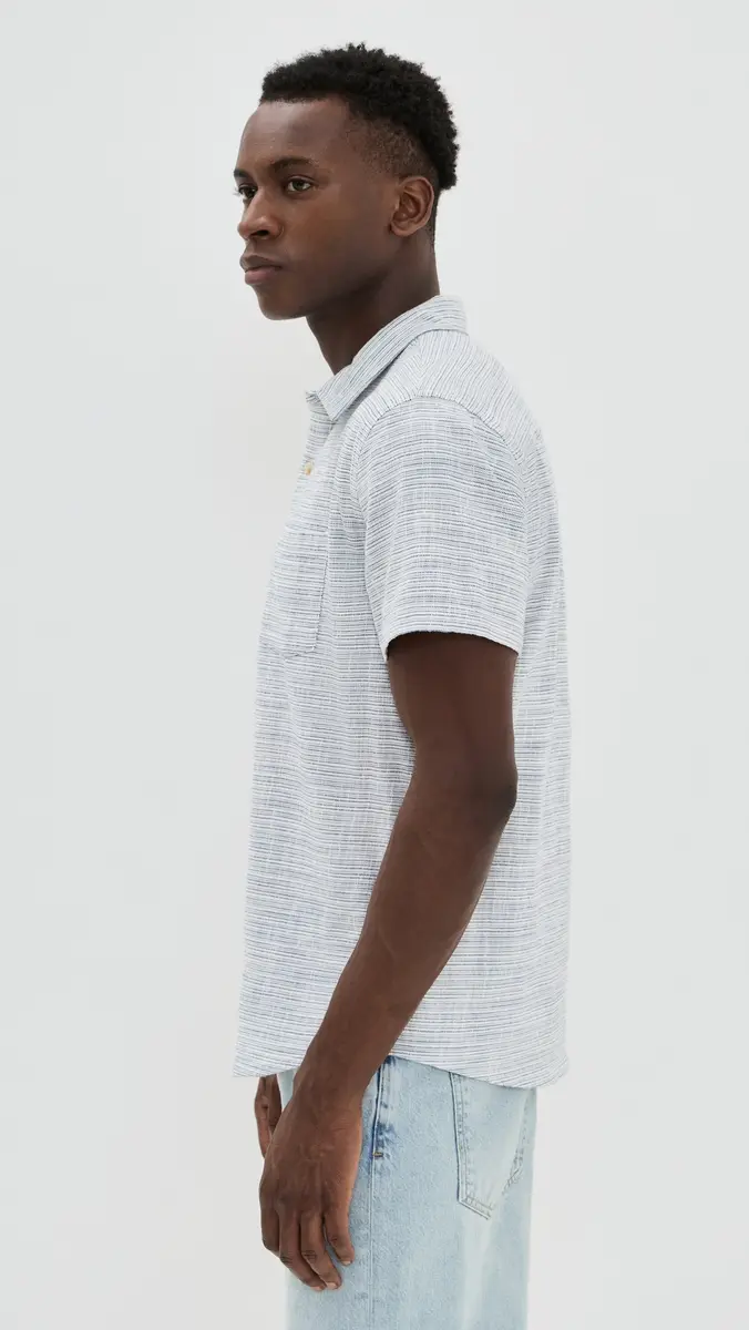 Marine Layer Classic Stretch Selvage Shirt | Thumbnail 4 Marine Layer Classic Stretch Selvage Shirt | Thumbnail 4