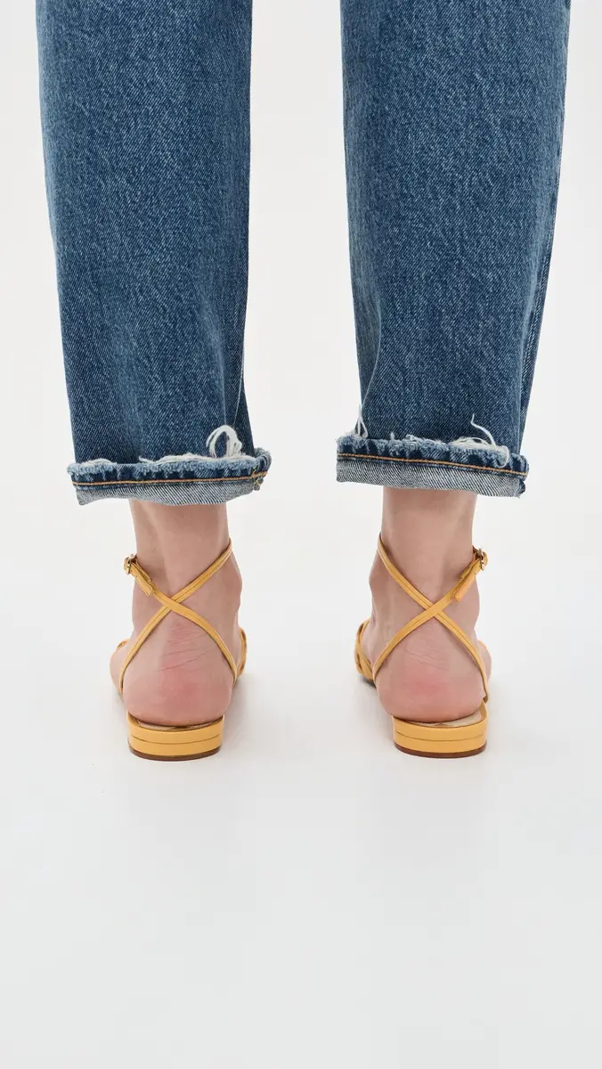 Alexandre Birman Lilian Flats Butter | Thumbnail 4