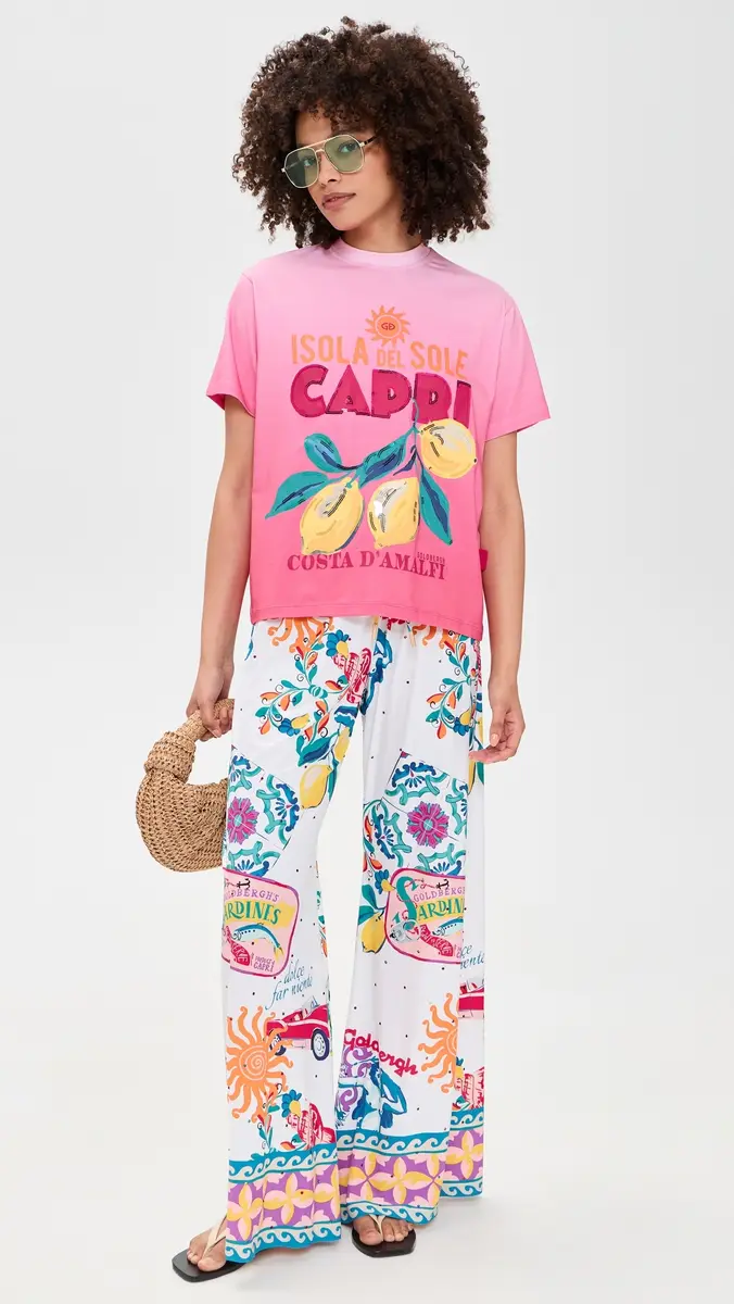 Goldbergh Loredana Short Sleeve Top Italian Rose | Thumbnail 5