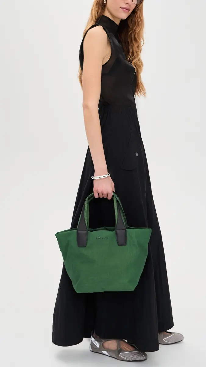 Vee Collective Porter Essence Small Tote Olive Paper Grn One Size | Thumbnail 3