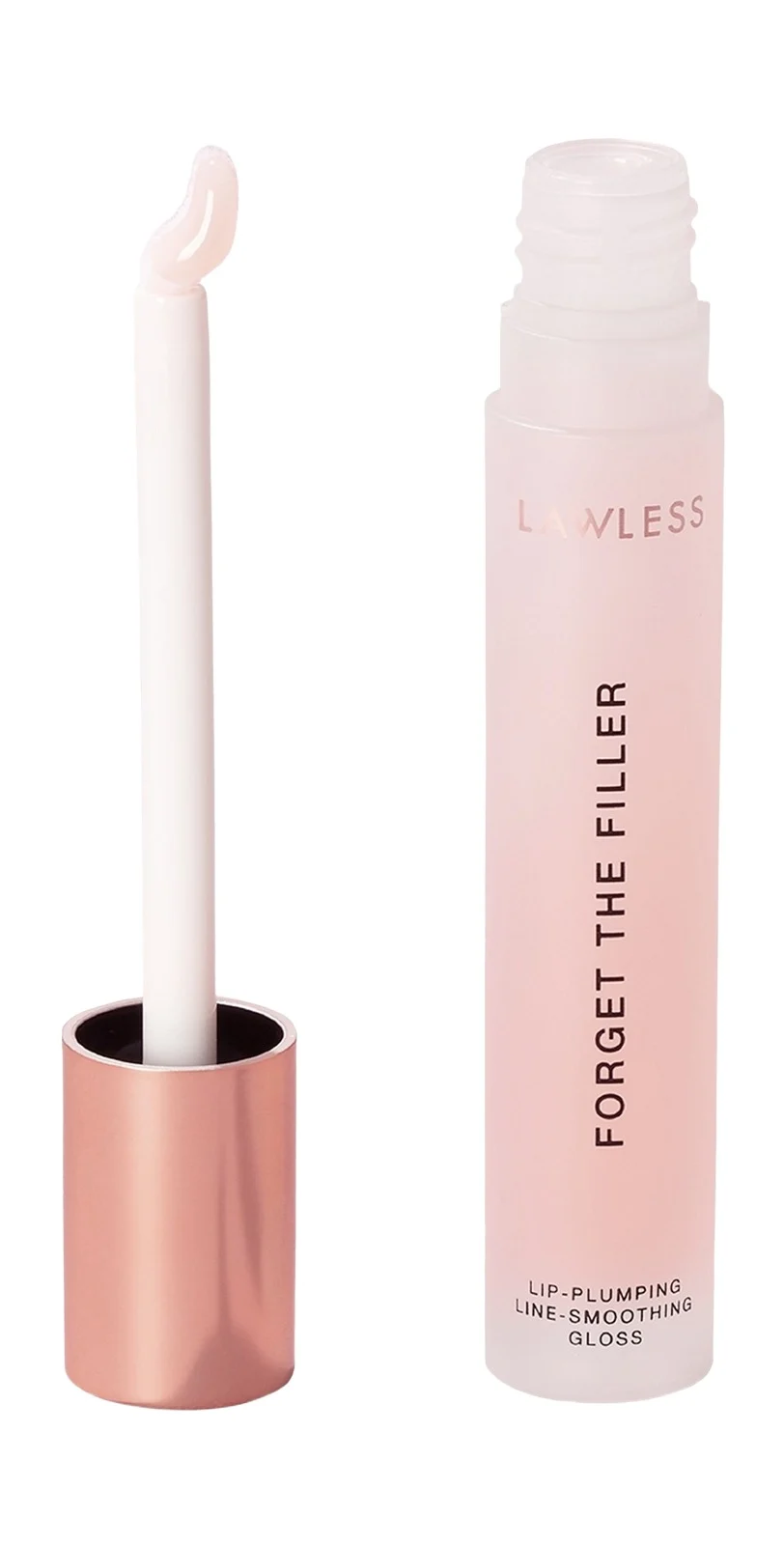 LAWLESS Forget The Filler Lip Plumper Line Gloss - Queen Size Rosy