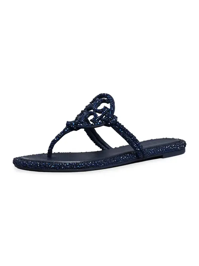 Miller Knotted Crystal Sandals
