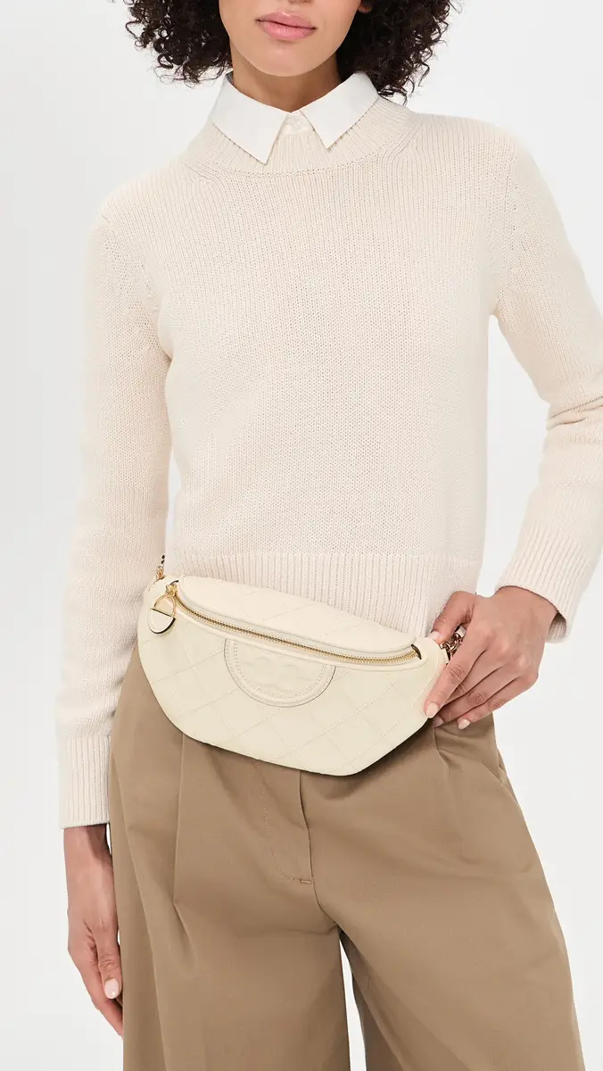 Tory Burch Fleming Convertible Belt Bag Light Cream One Size | Thumbnail 3 Tory Burch Fleming Convertible Belt Bag Light Cream One Size | Thumbnail 3