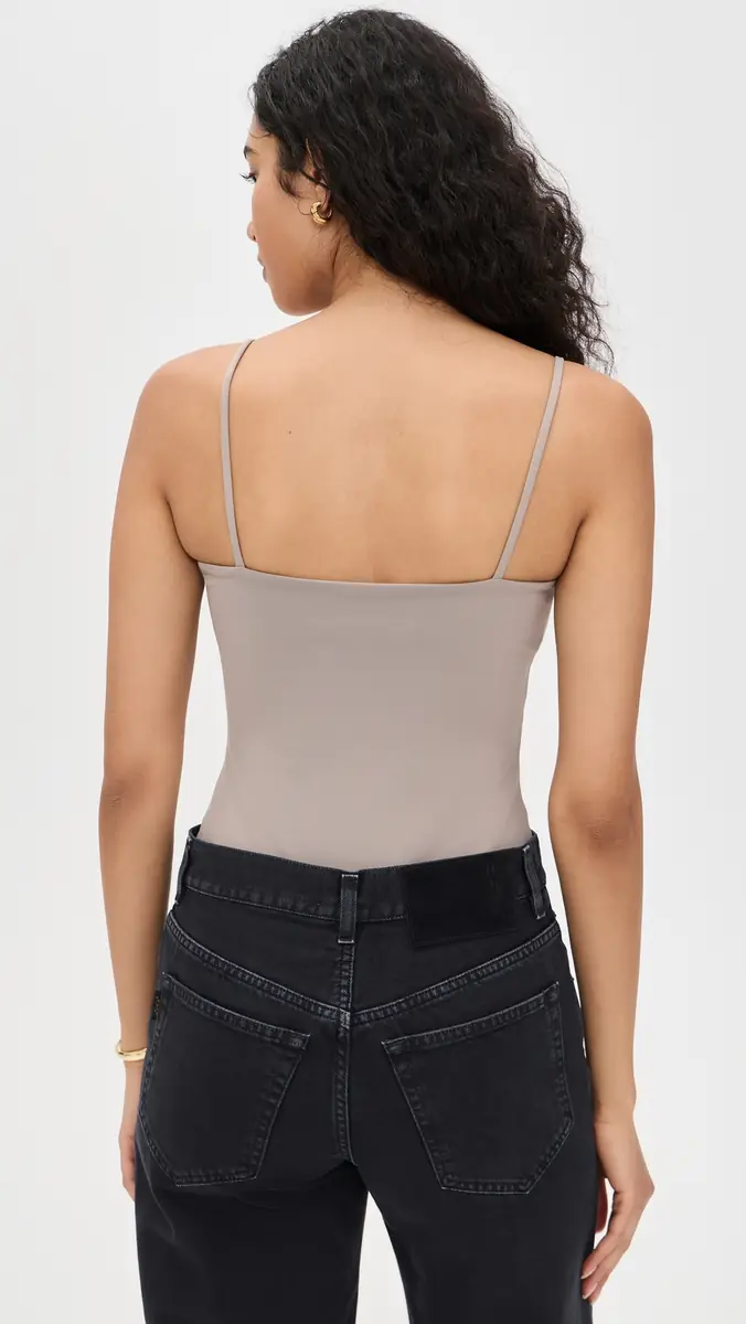 Susana Monaco Very V Thong Bodysuit Sandstone | Thumbnail 3 Susana Monaco Very V Thong Bodysuit Sandstone | Thumbnail 3