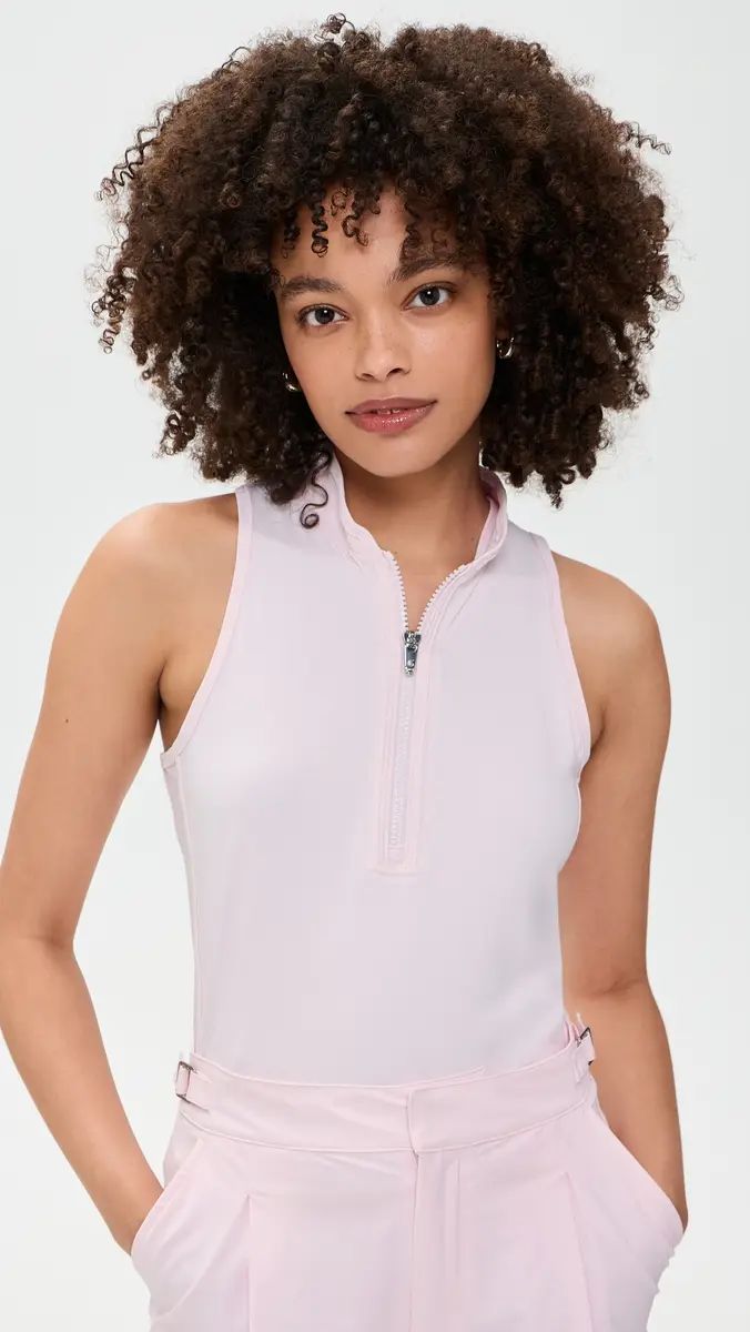 Greyson Sleeveless Vesta Mock Neck Top Bloom - 1044 | Thumbnail 2 Greyson Sleeveless Vesta Mock Neck Top Bloom - 1044 | Thumbnail 2