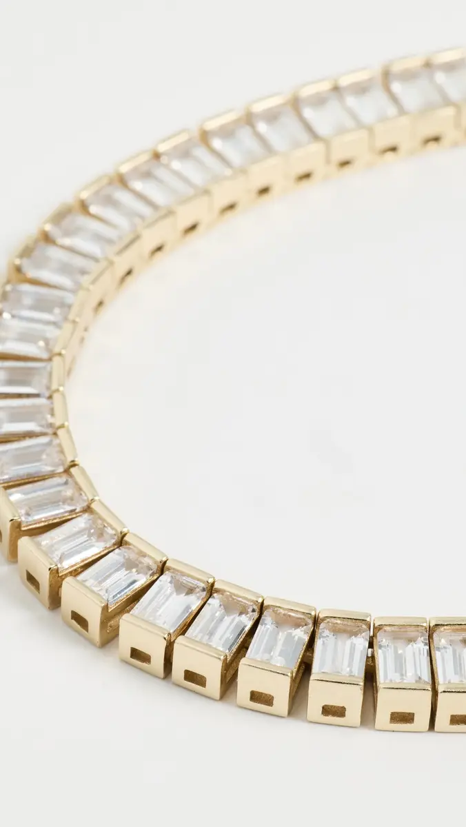 HART Baguette Tennis Necklace | Thumbnail 4 HART Baguette Tennis Necklace | Thumbnail 4