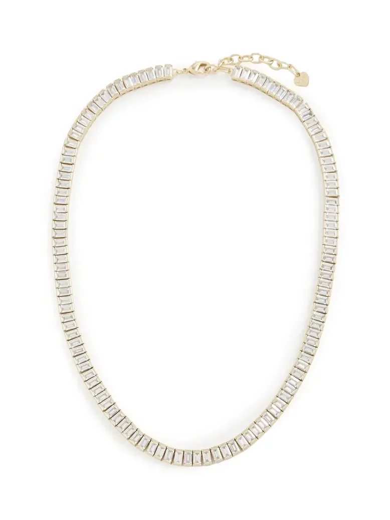 Baguette Tennis Necklace Baguette Tennis Necklace