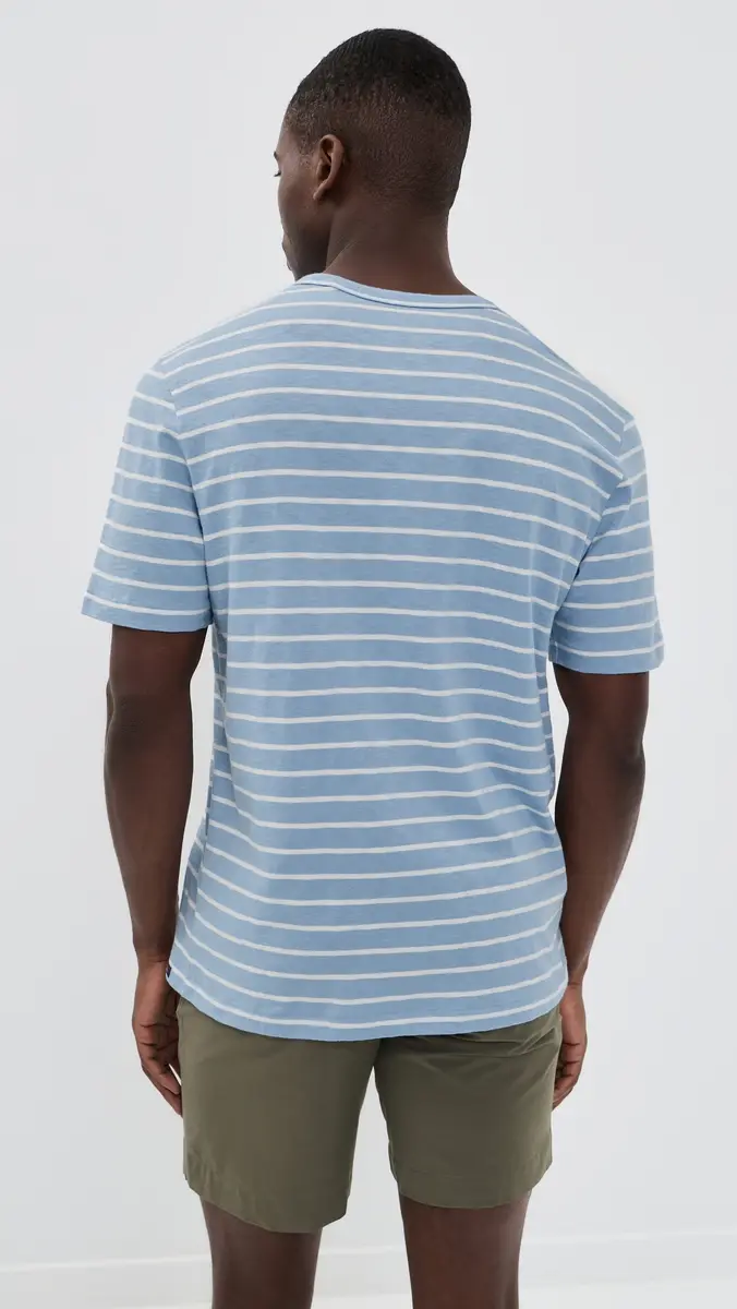 Faherty Sunwashed Tee Bermuda Sail Stripe | Thumbnail 3 Faherty Sunwashed Tee Bermuda Sail Stripe | Thumbnail 3